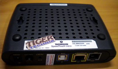 Thomson SpeedTouch 360i Router ADSL Modem RJ45 1x USB* nw407