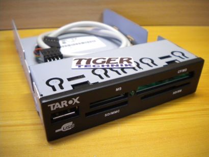 TAROX TR 2016 ML-TX TOP READER R83034 USB MS SD CF Kartenlesegerät schwarz* kl22