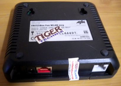 Fritz!Box Fon WLAN 7113 schwarz 1&1 Surf & Phone Ver. für alle Anbieter* nw418