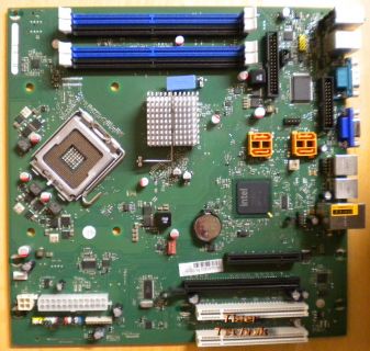FSC Fujitsu D2812-A23 GS 1 μBTX Mainboard Sockel 775 DDR2 VGA LAN Audio* m675