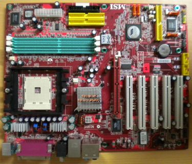 MSI K8T Neo FIS2R MS-6702 Ver 1.0 K8T800 AMD Sockel 754 Main B + Blende* m415