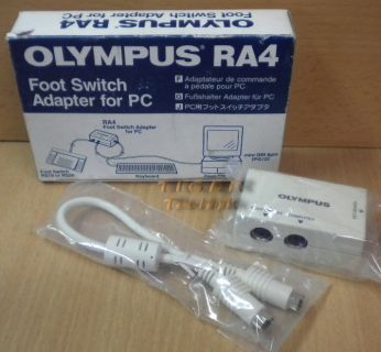 Olympus RA4 Foot Switch PC Adapter Fussschalter- NEU OVP* so09