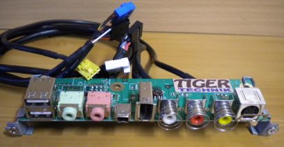 MEDION MT6 MED MT 313 20024126 Kartenleser+USB FireWire Audio Video Panel*pz207