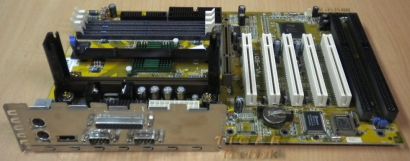 FIC VL-601 Mainboard Motherboard mit Blende * Slot 1 2x ISA SD-RAM * m77