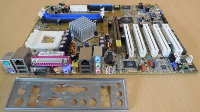 Asus A7N8X-E Deluxe Rev 1.01 Mainboard + Blende * Sockel 462 FSB400 * m78