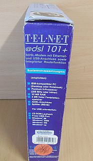Telnet @DSL 101+ ADSL Modem Router 8Mbps Ethernet LAN USB Combo Modem* nw477