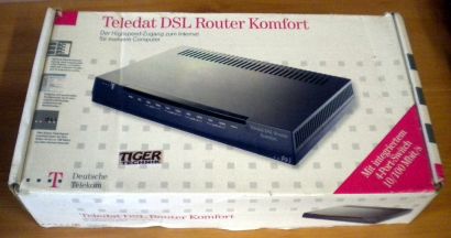 Deutsche Telekom Teledat DSL Router Komfort Modem 4x port* nw480