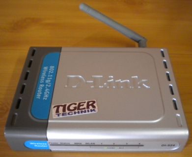 D-Link DI-524 Wireless G Router bis zu 54 Mbit mit Air Plus G in OVP* nw486