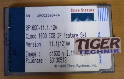 Cisco 1603 ISDN Router Flash PC Card 4MB Ethernet 10Base-T Rev A0* nw516