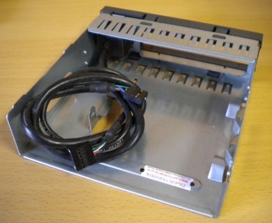 Fujitsu K666-C23 5,25 Zoll Floppy Einbaurahmen + USB+Audio IO anthrazit* pz218
