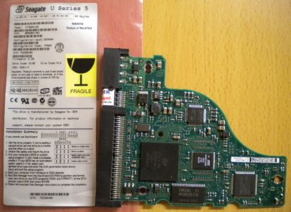 Seagate ST320413A 9R4003-401 IDE 20GB PCB Controller-Elektronik Platine* fe26