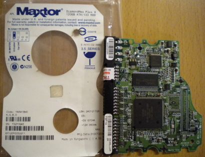 Maxtor DiamondMax Plus 9 6Y120P0032211 PCB Controller-Elektronik Platine* fe33