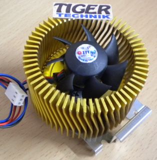 Thermaltake TITAN Golden Orb Sockel 370 A 462 Prozessorkühler CPU Lüfter* ck125