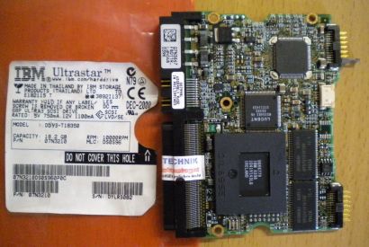 IBM DDYS-T18350 07N3210 IDE 18.2GB PCB Controller Elektronik Platine* fe92