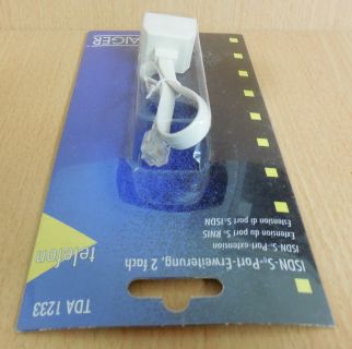 Schwaiger 2-fach ISDN-S0-Port-Erweiterung 2-fach Verteiler ISDN RJ45* so520