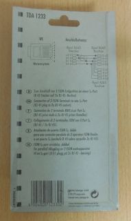 Schwaiger 2-fach ISDN-S0-Port-Erweiterung 2-fach Verteiler ISDN RJ45* so520