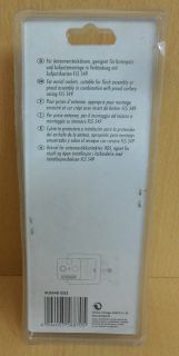 Schwaiger FLS 548 Abdeckung für Aufputzkasten geeignet für UP und AP* so526