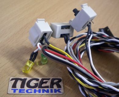 Chieftec Power + Reset Schalter HDD + Power LED System Speaker* pz252