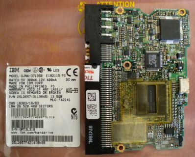 IBM DJNA-371350 E182115 PS IDE 13.5GB PCB Controller Elektronik Platine* fe138