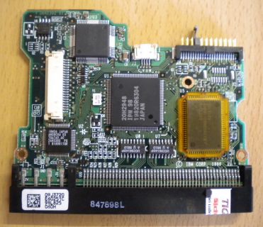 IBM DCAS-32160 2160MB PN 09J1034 SCSI PCB Controller Elektronik Platine* fe140