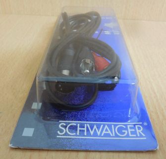 Schwaiger TFS 2052 Audio Kabel 5-pol DIN 2x Cinch Stecker 1,5m stereo* so548
