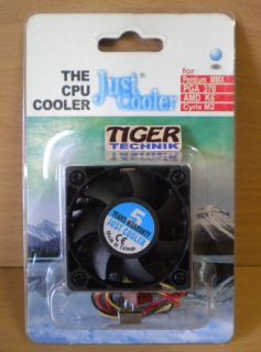 Just Cooler P-500 Sockel Intel MMX 370 AMD K6 Cyrix M2 3-pol CPU Lüfter* ck146