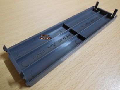 Chieftec CD DVD Laufwerk Blende Abdeckung Gehäuse 2FC-601A-CMXX-X anthrazit*pz92