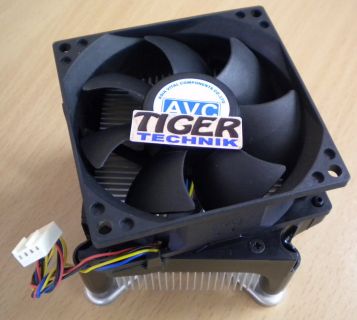 AVC Intel Sockel 775 4-pol 80mm Cu + Alu Prozessorkühler CPU Lüfter* ck170