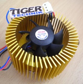 GOLDEN CPU COOLER Golden Orb Sockel 370 A 462 Prozessorkühler CPU Lüfter*ck174