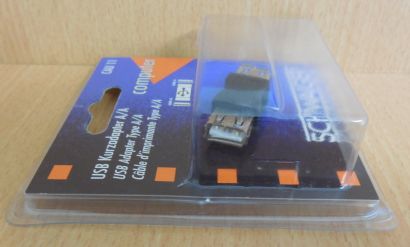 Schwaiger CAU 11 USB Kurzadapter Typ A Stecker - Typ A Stecker* so575