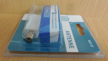 Schwaiger Radio 2-fach Aufsteck Verteiler Koax-Stecker 2x Koax-Kupplung* so576