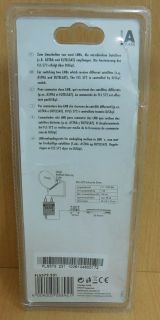 Schwaiger FLS572 SAT Umschaltbox DiSEqC 1.0 Schalter Verteiler 2 auf 1* so609