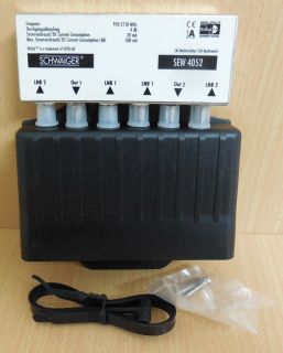Schwaiger SAT Multischalter SEW 4052 4 2 DISEqC 2.0 Switch Schalter 4auf2* so628