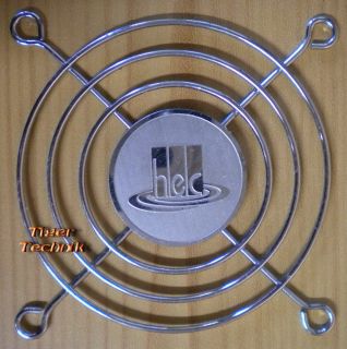 Fan Grill 80 x 80mm 8cm Lüfter Grill Gitter silber HEC* pz269