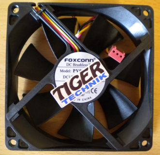 Foxconn PV902512L 92mm 3-pol Gehäuse Lüfter Fan* gl48