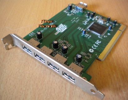 5-Port Hi-Speed USB2.0 PCI Karte Adapter Card Verschiedene Hersteller Marke*sk08