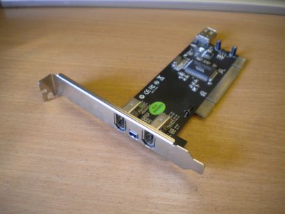 4-Port Adapter Card 4x FireWire 3x 1394a 1x mini Versch. Hersteller* sk29