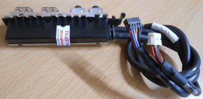 Dell Optiplex 960 SFF 2x USB 2.0 und Audio In+Out Front IO Panel N904D* pz306