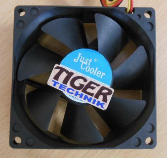 Just Cooler F128025SH 80mm 3-pol 12V 0.19A Gehäuse Lüfter* gl53
