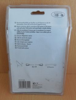 Schwaiger FLS 119 SAT Antennen Kabel Receiver Anschlusskabel 10m F Stecker*so654
