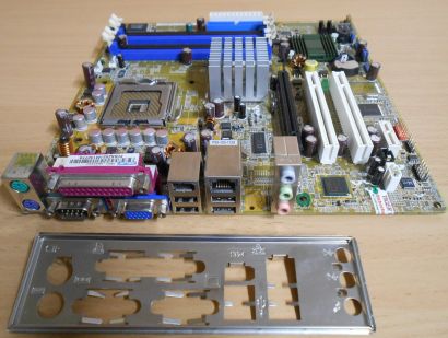 Asus P5GD1-VM X Rev 1.06 Mainboard +Blende Sockel 775 Pundit PH3 DDR PCIe* m730