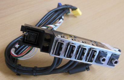 HP Compaq 510974-001 SFF USB Audio Power Schalter +LEDs Front IO Panel* pz313