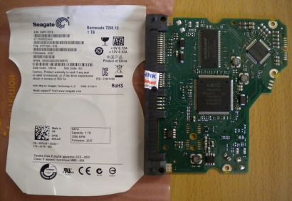 Seagate Barracuda ST31000524AS SATA 1TB PCB Controller Elektronik Platine* fe177