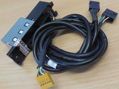Fujitsu UQ001511B09R-R Front IO Panel Esprimo Power Schalter LED USB Audio*pz327