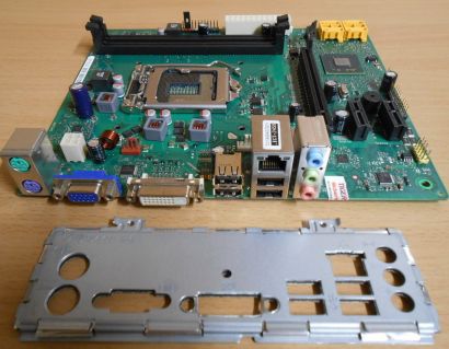 Fujitsu D2990-A11 GS3 Mainboard +Blende Sockel 1155 Intel H61 Esprimo P400* m738