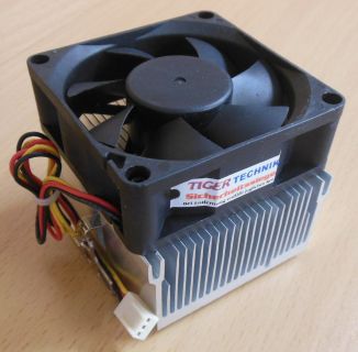 Sockel Intel 370 AMD A 462 70mm 3-pol Prozessorkühler CPU Lüfter* ck286