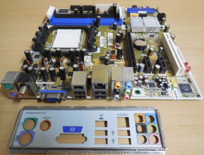 Asus M2N68-LA Rev 3.02 Mainboard +Blende Sockel AM2+ HP Narra3 5189-1661* m755