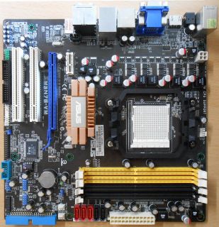 Asus M3N78-VM Rev1.02G Mainboard +Blende AMD Sockel AM2+ AM2 DDR2 VGA HDMI* m756