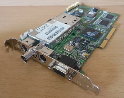 ATI 3D Rage Pro Turbo AGP 2x All In Wonder Grafikkarte TV 109-44600-20* g332