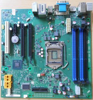 Fujitsu D3061-A13 GS1 Mainboard +Blende Sockel 1155 Intel Q65 Esprimo P700* m768